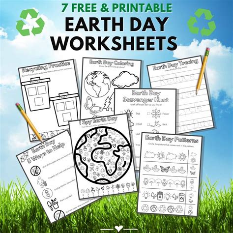 earth day for kids printables